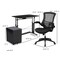 Flash Furniture Black Desk, Chair, Cabinet Set BLN-NAN21CPX5L-BK-GG - alternate 7